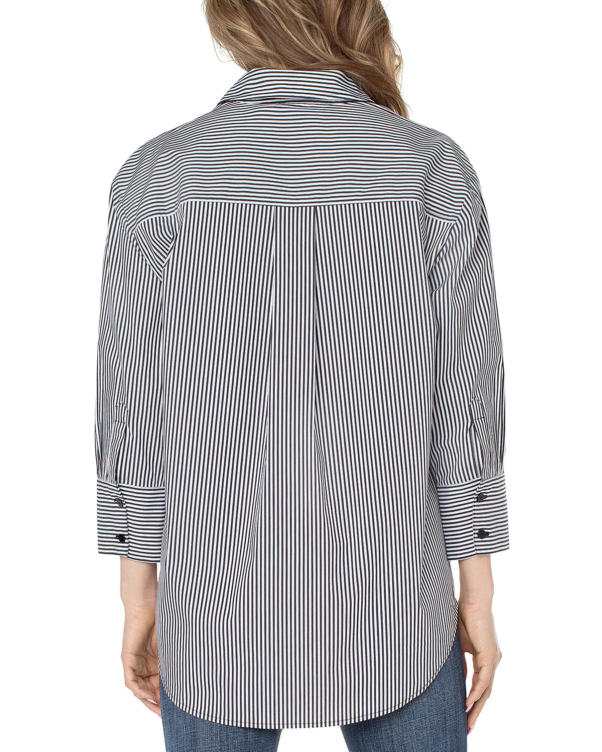 Liverpool Oversized Classic Striped Shirt