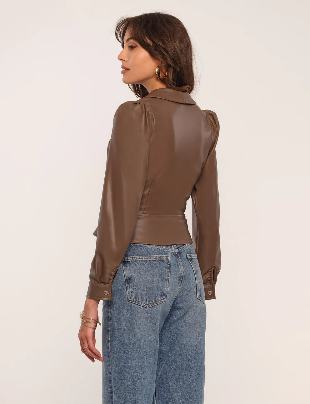 Palma Leather Top