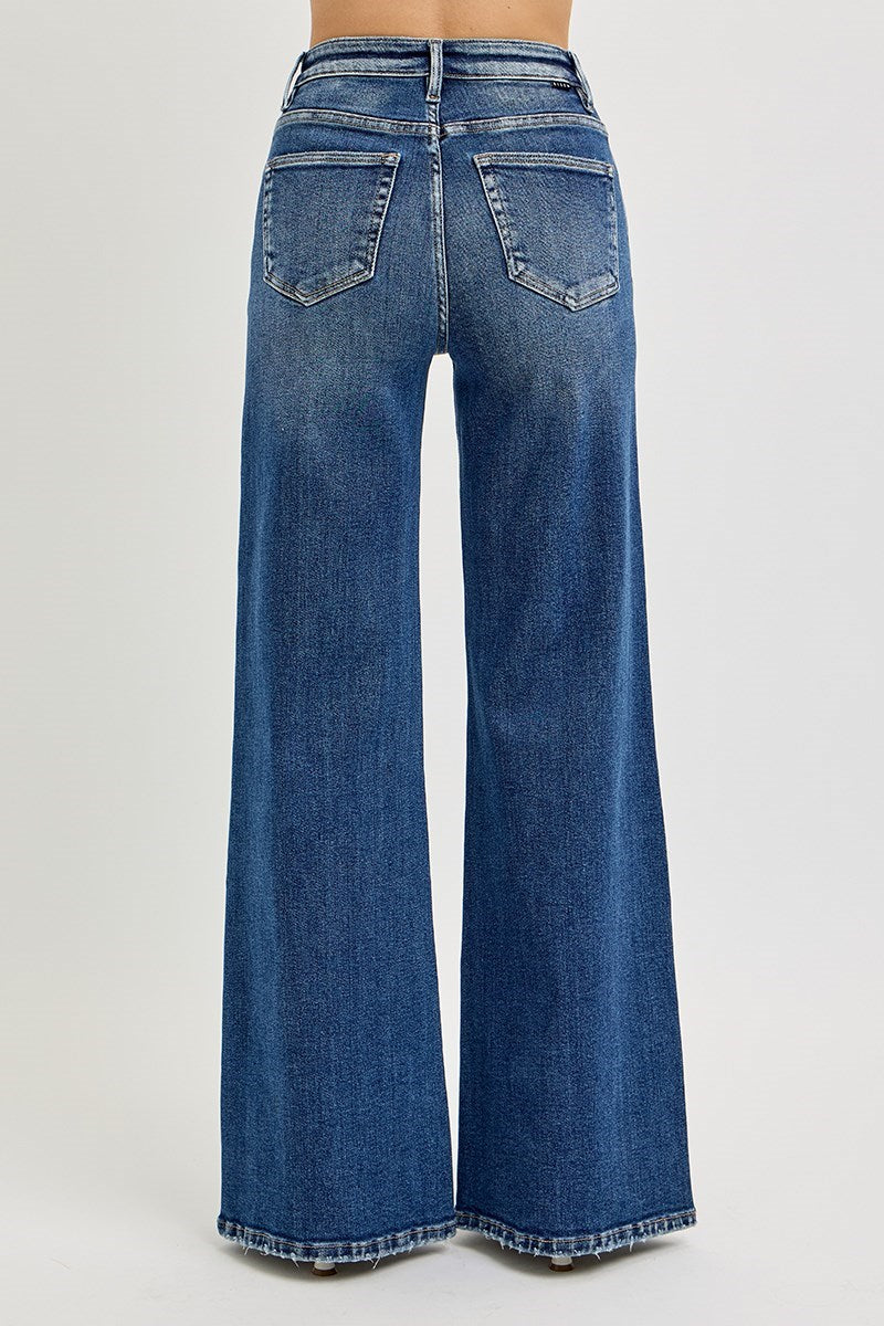 HIGH RISE WIDE JEANS