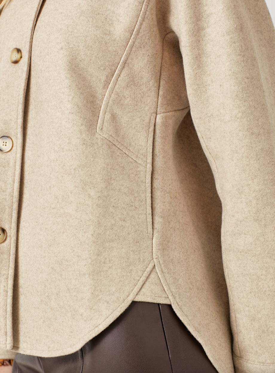 Button Down Shirt Jacket