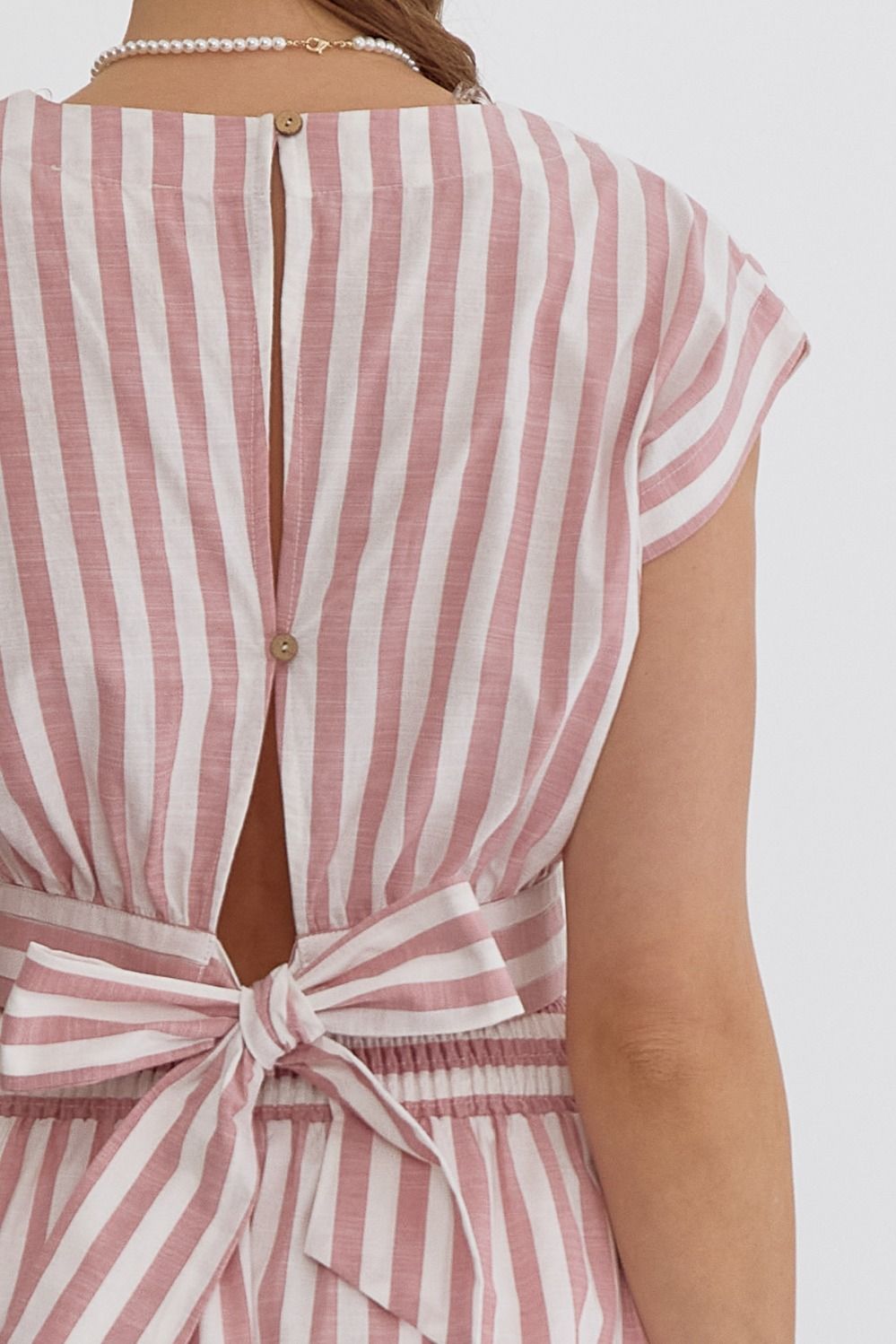 Striped Short Sleeve Top