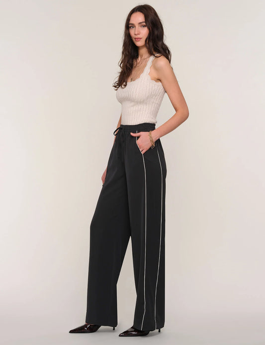 Elevated Black Track Pant