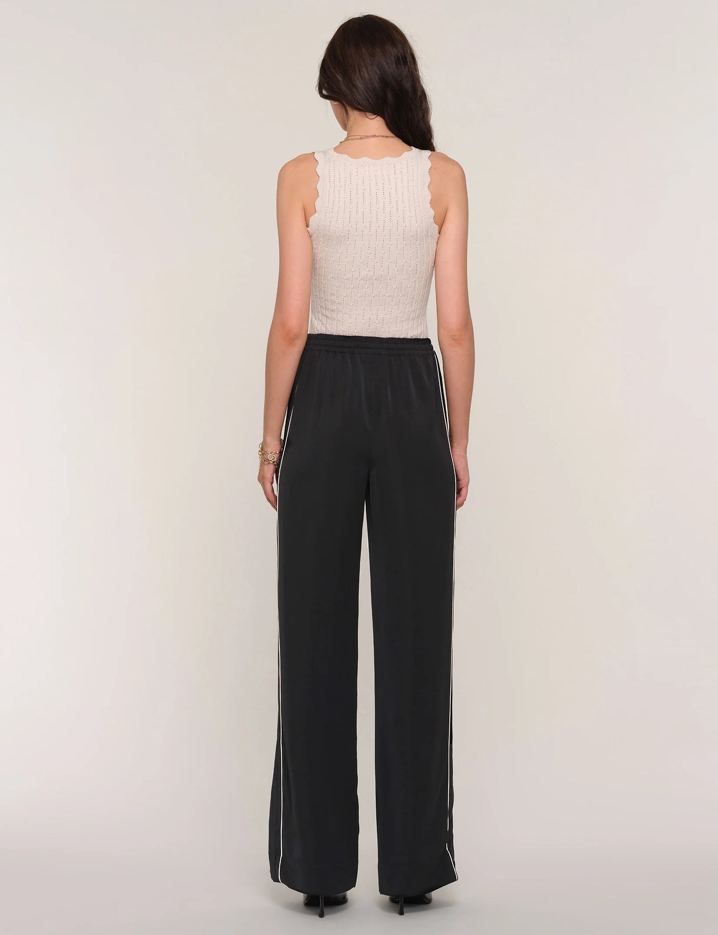 Elevated Black Track Pant