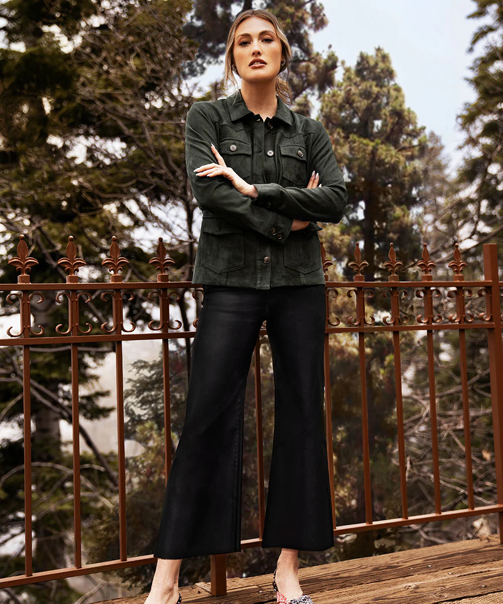 KUT MEG High Rise Coated  Black