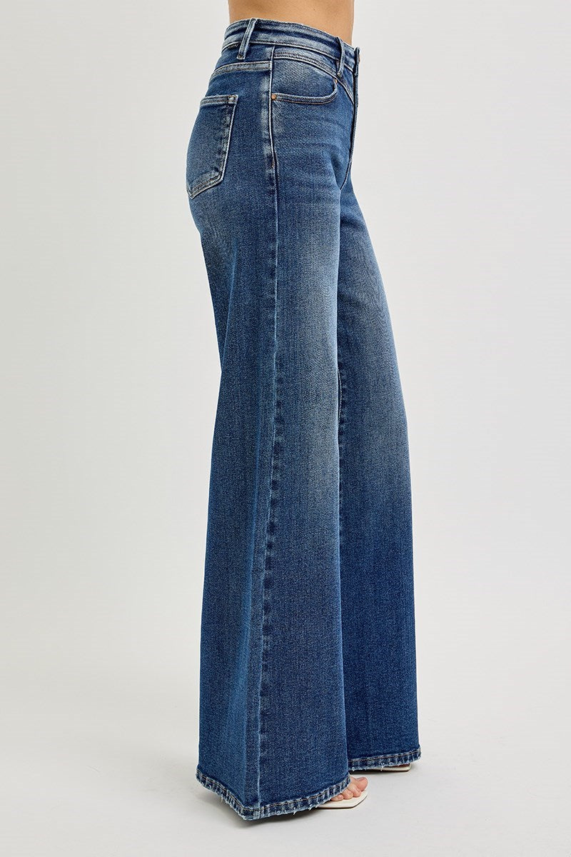 HIGH RISE WIDE JEANS