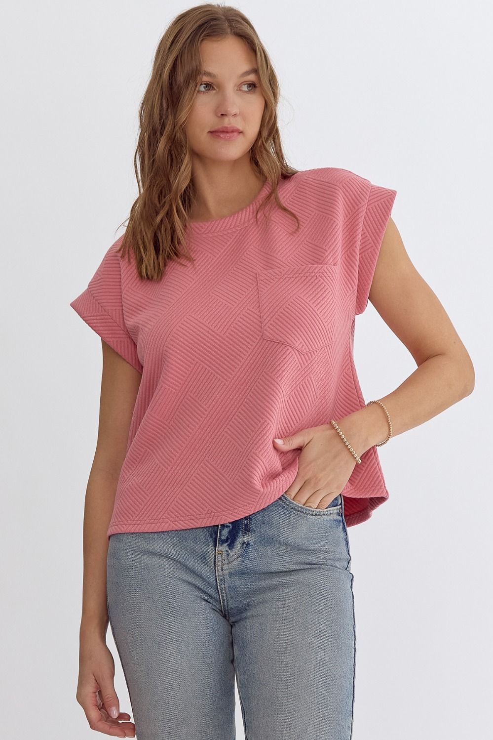 Textured Short Sleeve Shirt